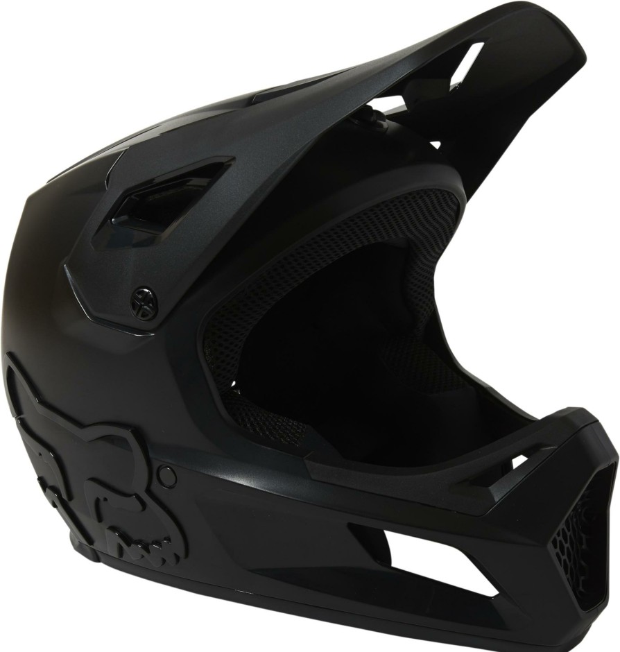 Helmets & Protection Fox Racing Mountain Bike Helmets | Fox Racing Youth Rampage Full Face Helmet Black