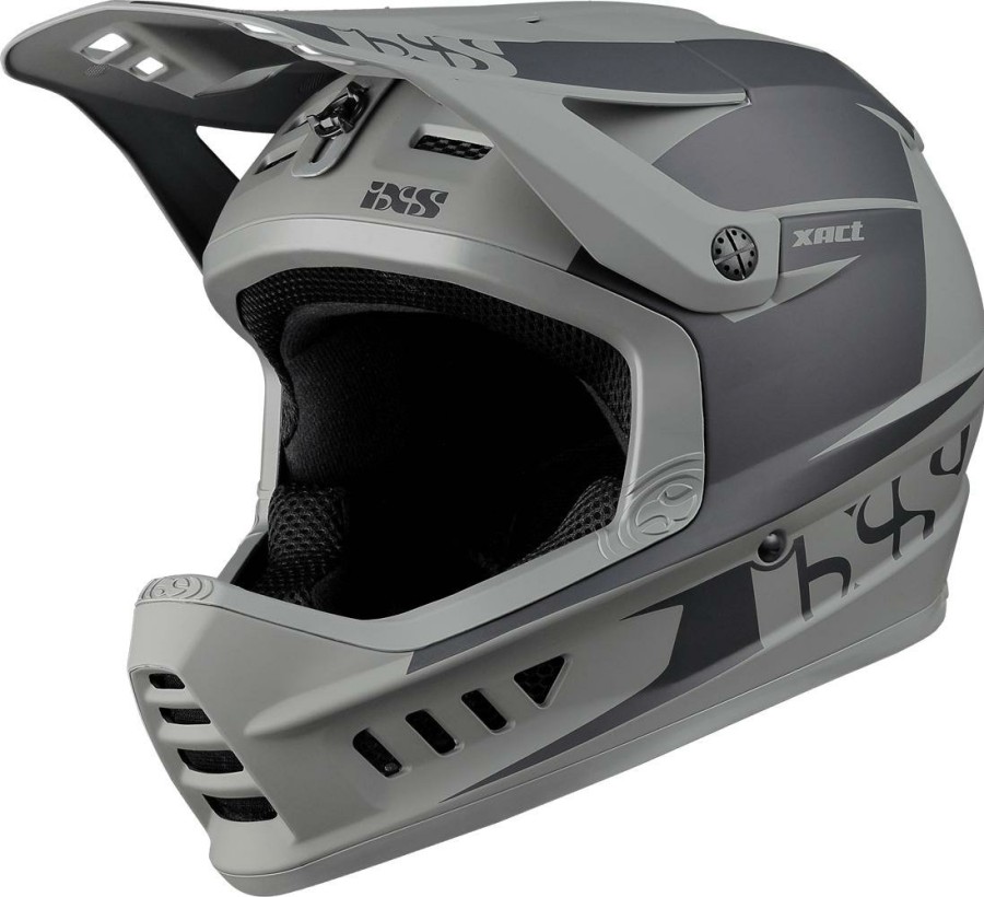 Helmets & Protection IXS Mountain Bike Helmets | Ixs Xact Evo Full Face Helmet Black/Graphite Gloss