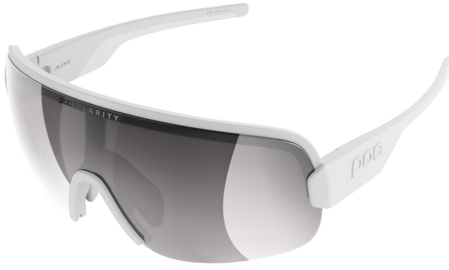 Helmets & Protection POC Sunglasses | Poc Eyewear Aim Sunglasses Hydrogen White/Silver Mirror