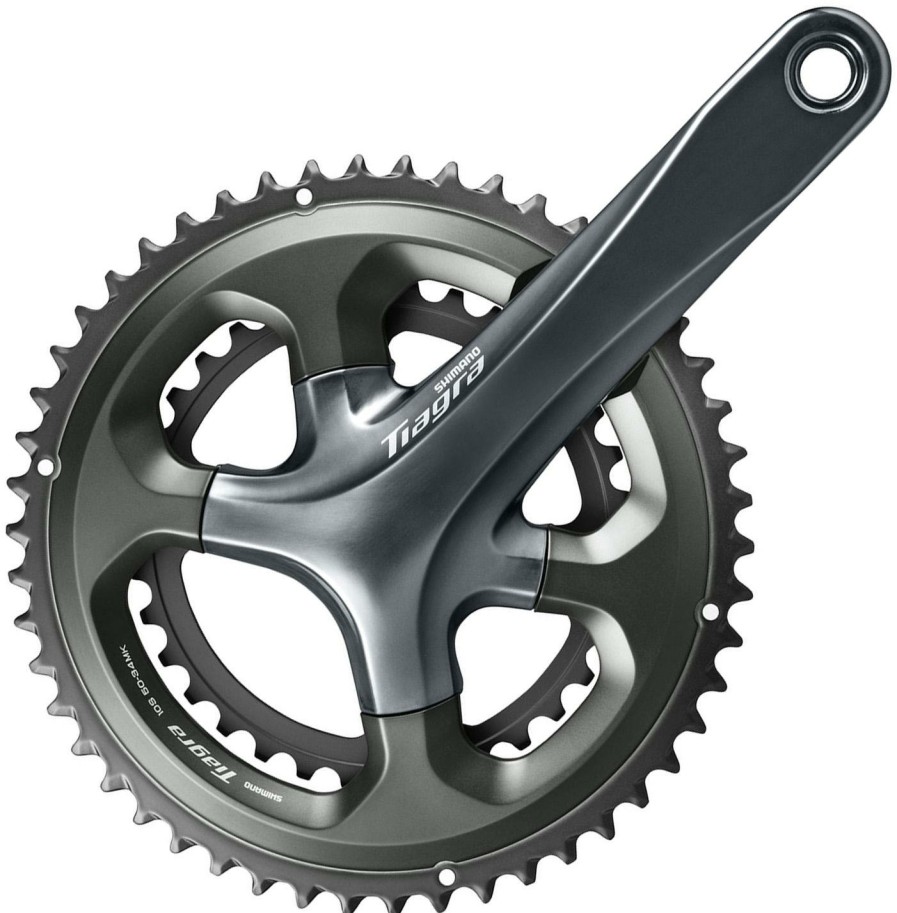 Bike Parts Shimano Chainsets & Cranksets | Shimano Tiagra 4700 10 Speed Chainset Grey