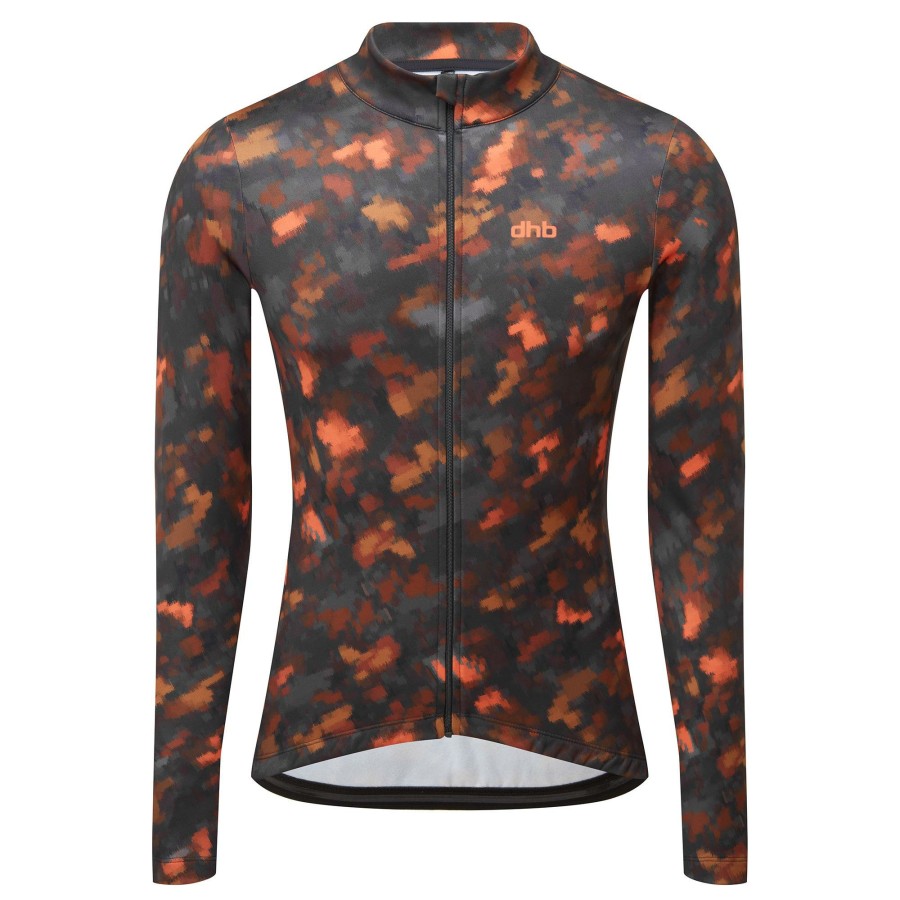 Clothing DHB Long Sleeve Jerseys | Dhb Blok Men'S Long Sleeve Jersey (Allegro) Castlerock