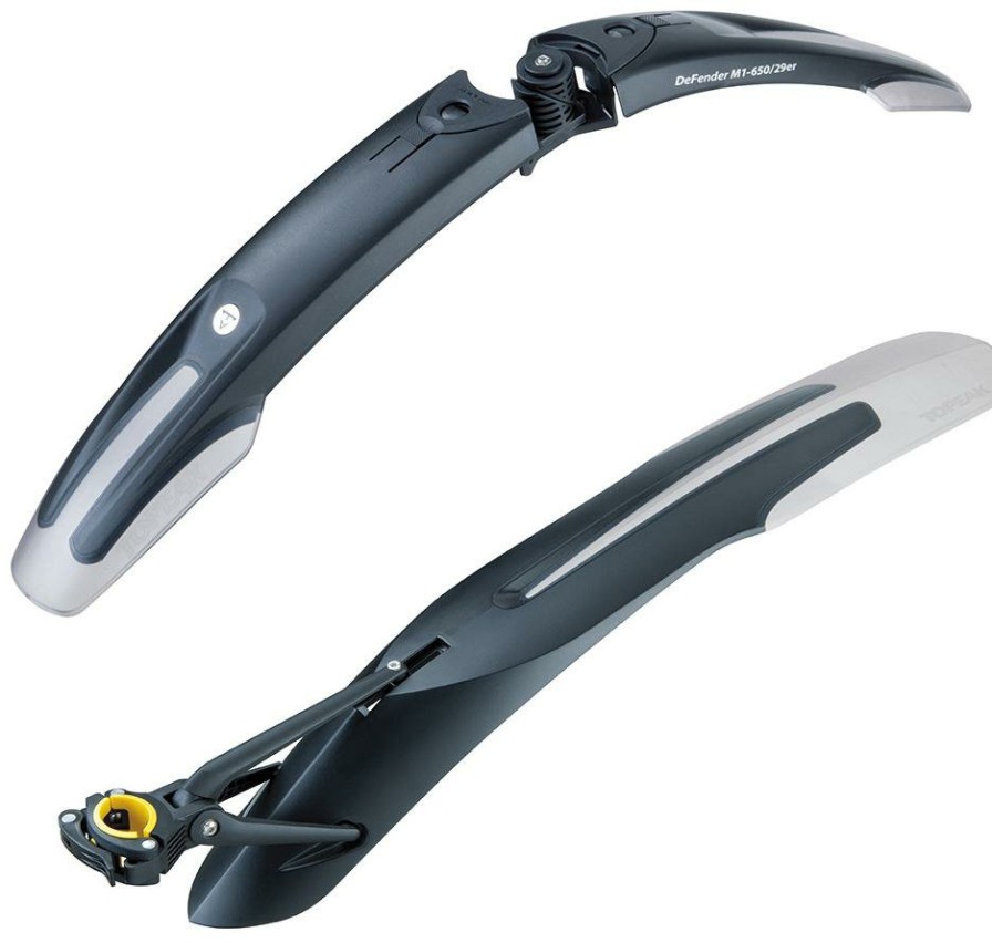 Accessories Topeak Mudguards | Topeak Defender M1-Xc11 Clip-On Mudguard Set