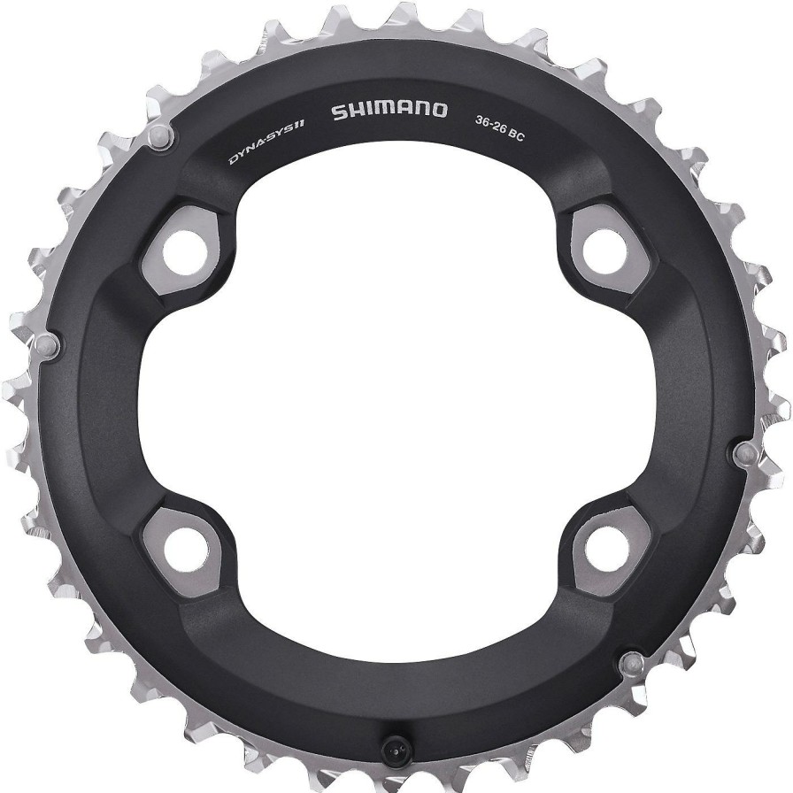 Bike Parts Shimano Chainrings | Shimano Slx M7000 Double Mtb Chainring Black