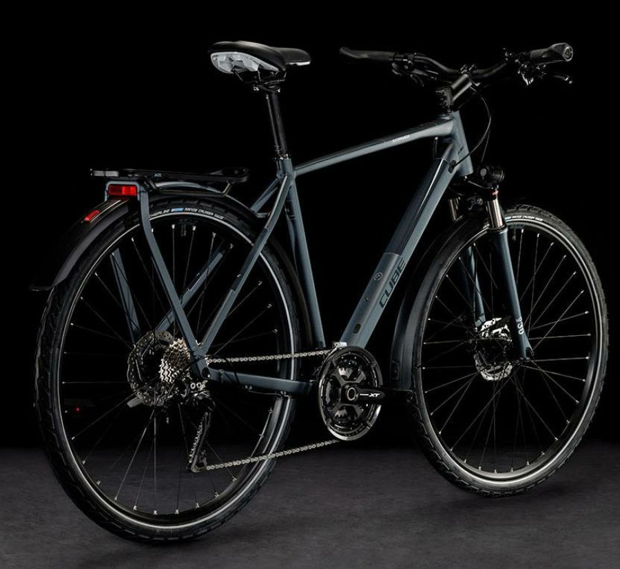 Bikes Cube | Cube Kathmandu Exc Touring Bike Dark Grey/Grey