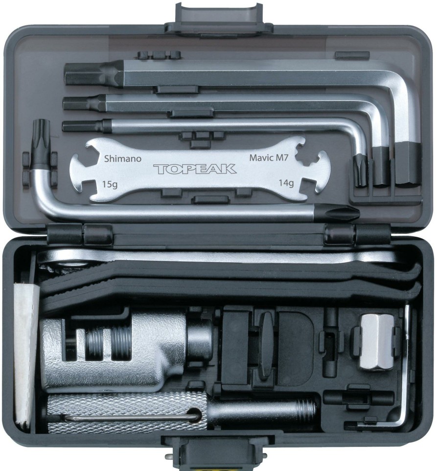 Maintenance Topeak Tool Storage | Topeak Survival Gear Box Tool Kit (17 Piece)