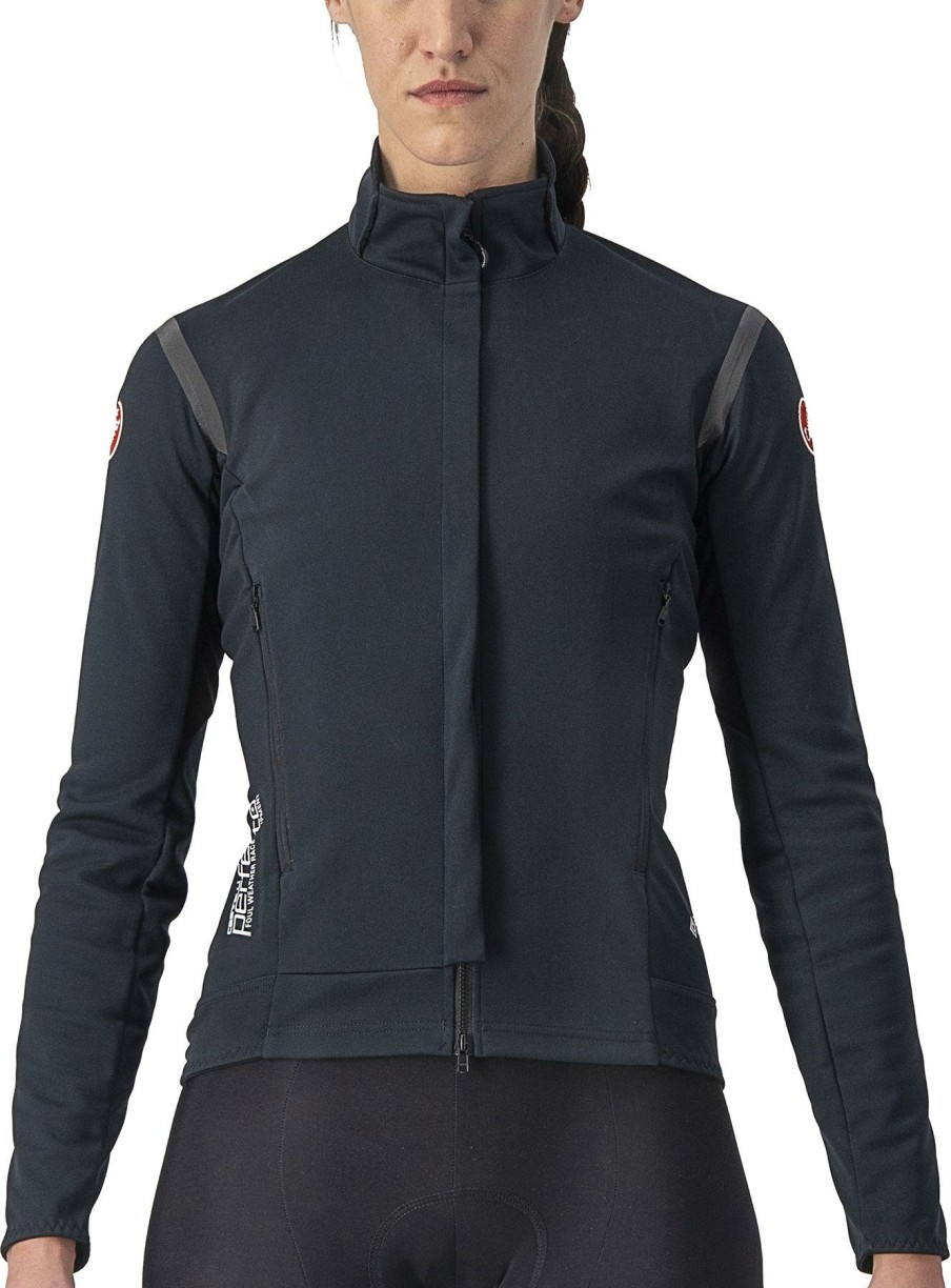 Clothing Castelli | Castelli Women'S Perfetto Ros 2 Jacket Light Black/Black