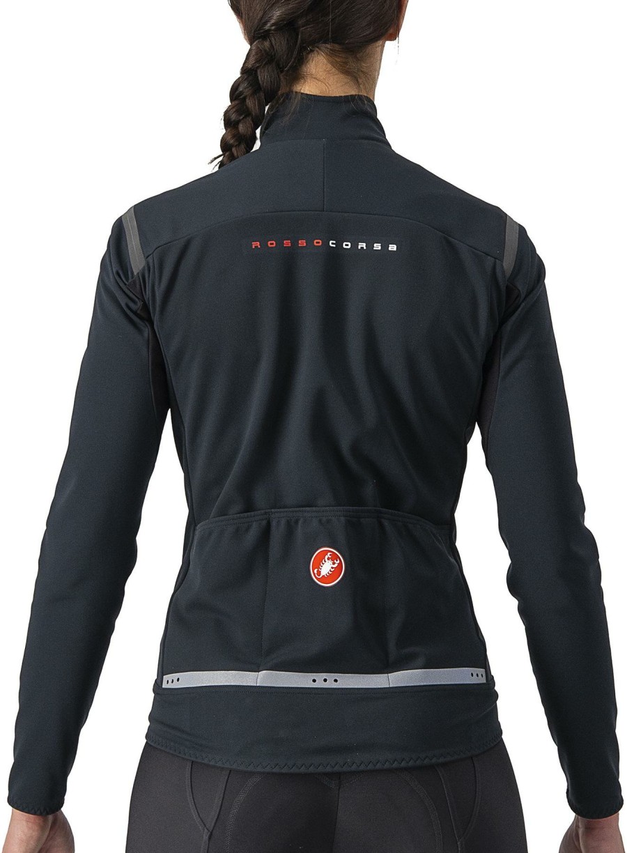 Clothing Castelli | Castelli Women'S Perfetto Ros 2 Jacket Light Black/Black