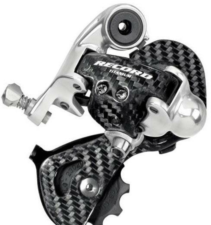 Bike Parts Campagnolo Derailleurs | Campagnolo Record 10 Speed Road Rear Derailleur Silver/Carbon