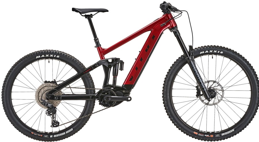 Bikes Vitus Full Suspension Mountain Bikes | Vitus E-Sommet 297 Vr Mountain Bike Octane Red/Black