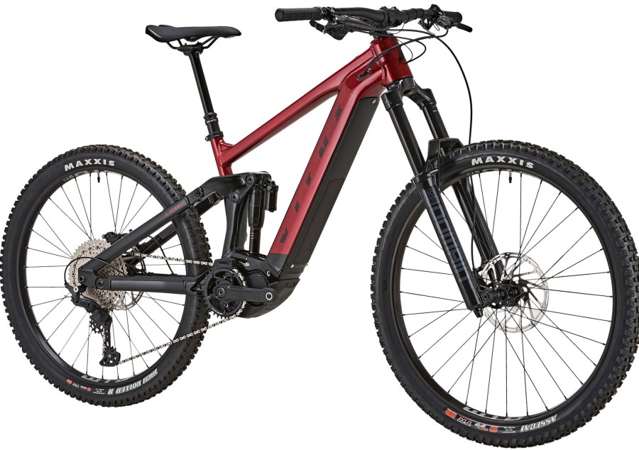 Bikes Vitus Full Suspension Mountain Bikes | Vitus E-Sommet 297 Vr Mountain Bike Octane Red/Black