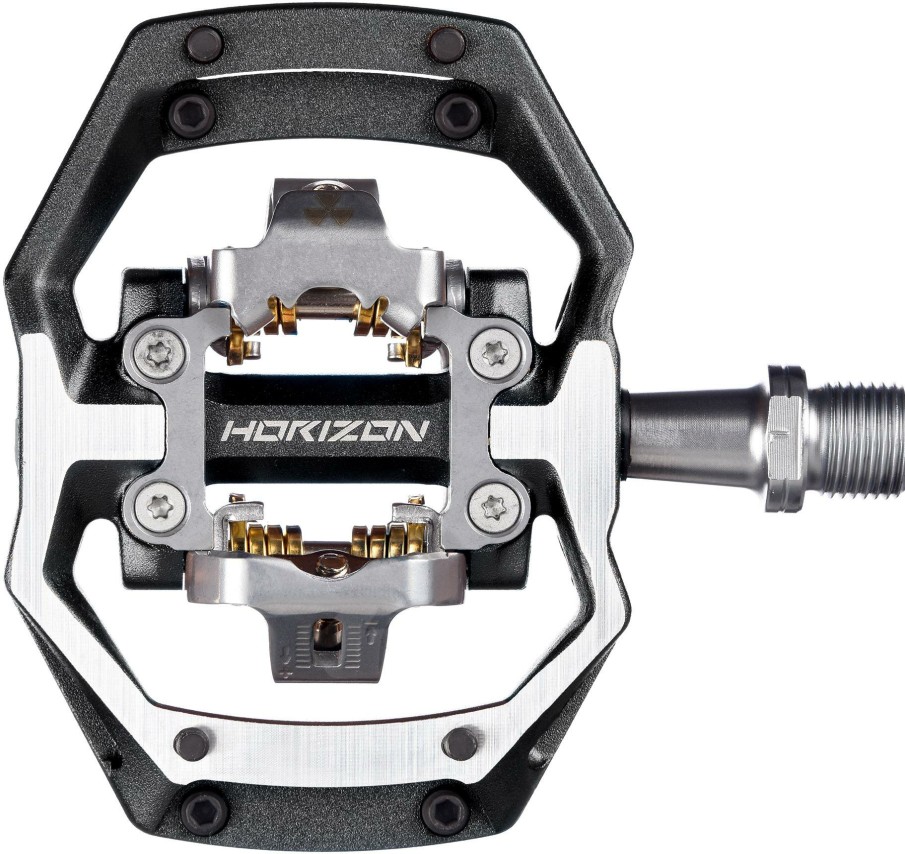 Bike Parts Nukeproof Clipless Pedals | Nukeproof Horizon Cs Crmo Trail Pedals Silver