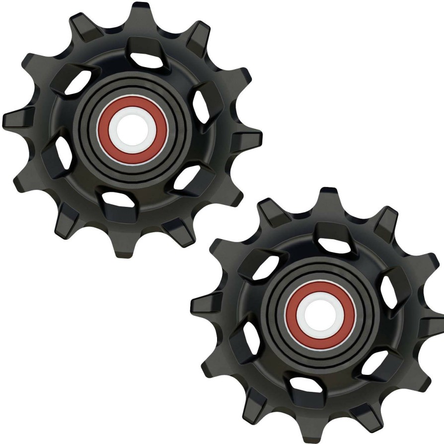 Bike Parts SRAM Derailleurs | Sram Red X-Sync Ceramic Bearing Pulleys 2020 Black