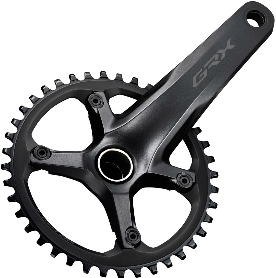 Bike Parts Shimano Chainsets & Cranksets | Shimano Grx 600 11 Speed Gravel Single Chainset Black