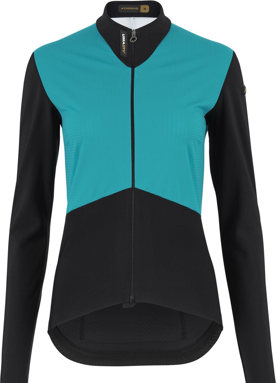 Clothing Assos | Assos Women'S Uma Gtv Spring Fall Jacket C2 Turquoise Green