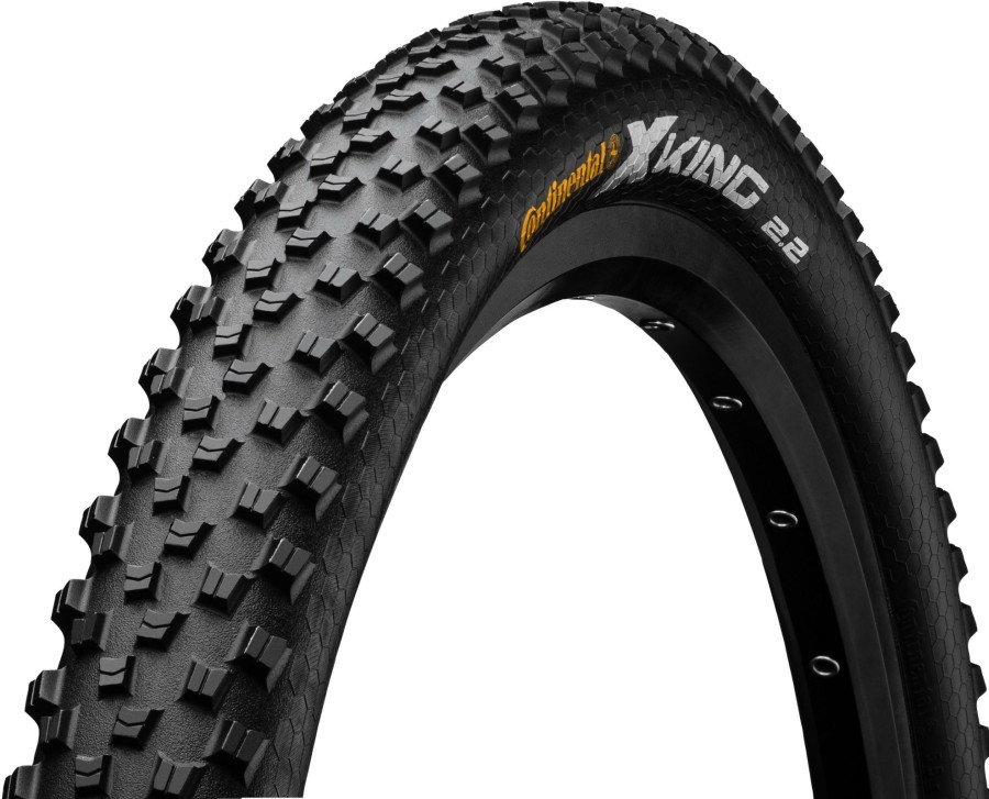 Wheels & Tyres Continental | Continental Cross King Protection Folding Mtb Tyre Black