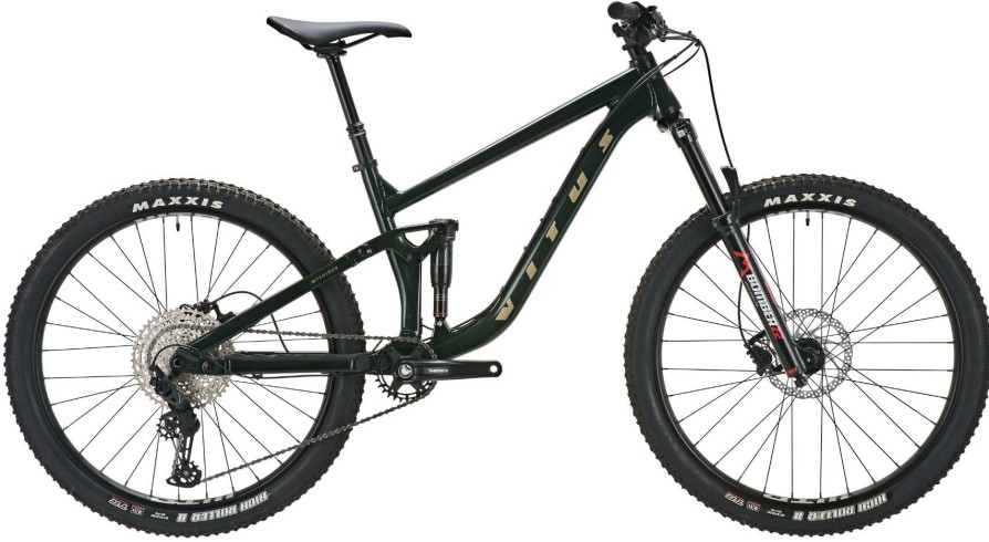 Bikes Vitus Full Suspension Mountain Bikes | Vitus Mythique 27 Vrx Mountain Bike Racing Green