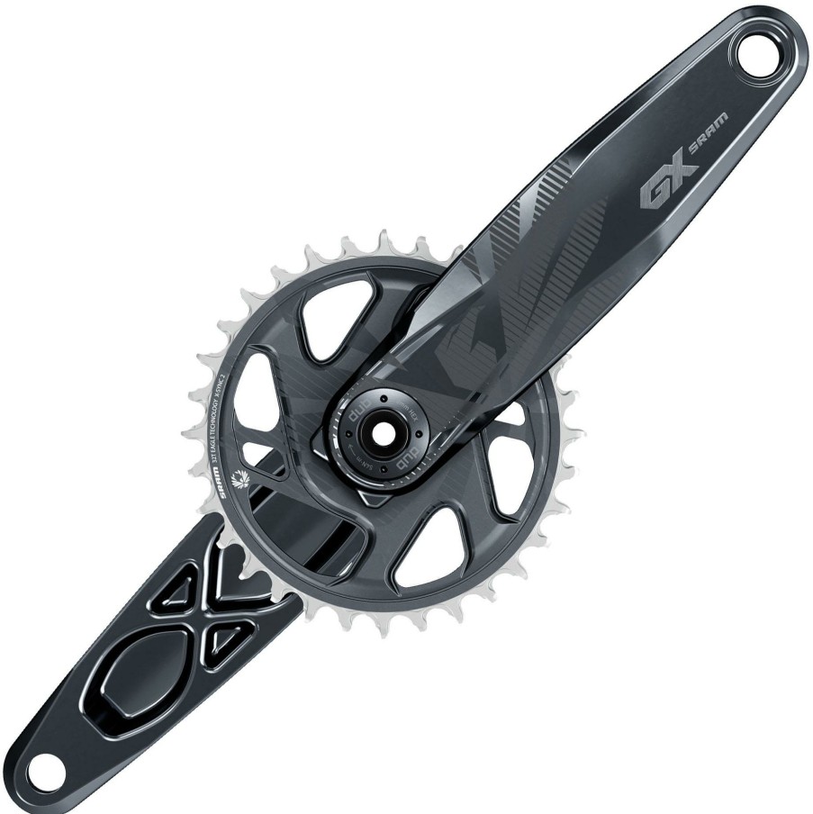 Bike Parts SRAM Chainsets & Cranksets | Sram Gx Eagle Dub 12 Speed Chainset (Superboost) Black