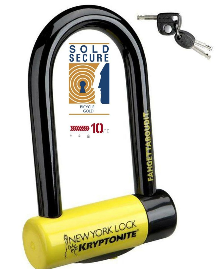 Accessories Kryptonite Locks | Kryptonite New York Fahgettaboudit Mini Bike Lock