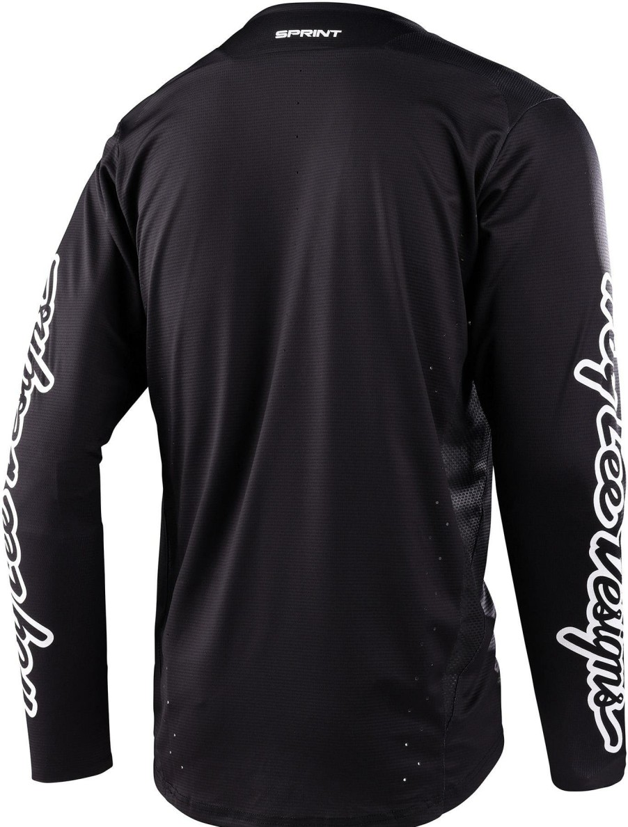 Clothing Troy Lee Designs Long Sleeve Jerseys | Troy Lee Designs Sprint Cycling Jersey Iconic Black