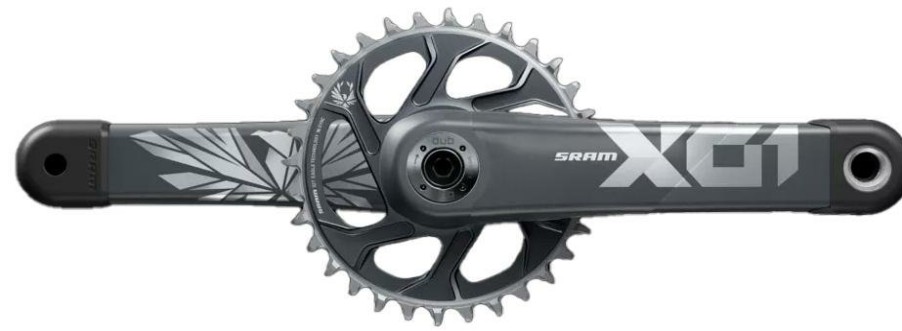 Bike Parts SRAM Chainsets & Cranksets | Sram X01 Eagle Axs Dub 12 Speed Chainset Black