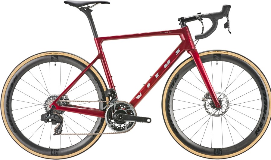 Bikes Vitus | Vitesse Evo Red Axs Road Bike Black Cherry