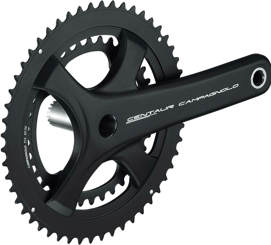 Bike Parts Campagnolo Chainsets & Cranksets | Campagnolo Centaur Ultra Torque 2X11 Speed Chainset Black