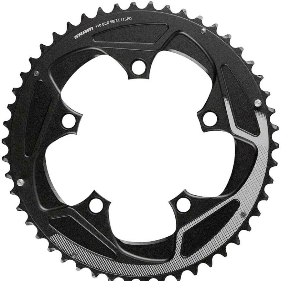 Bike Parts SRAM Chainrings | Sram X-Glide 11 Speed Outer Chain Ring Black/Silver