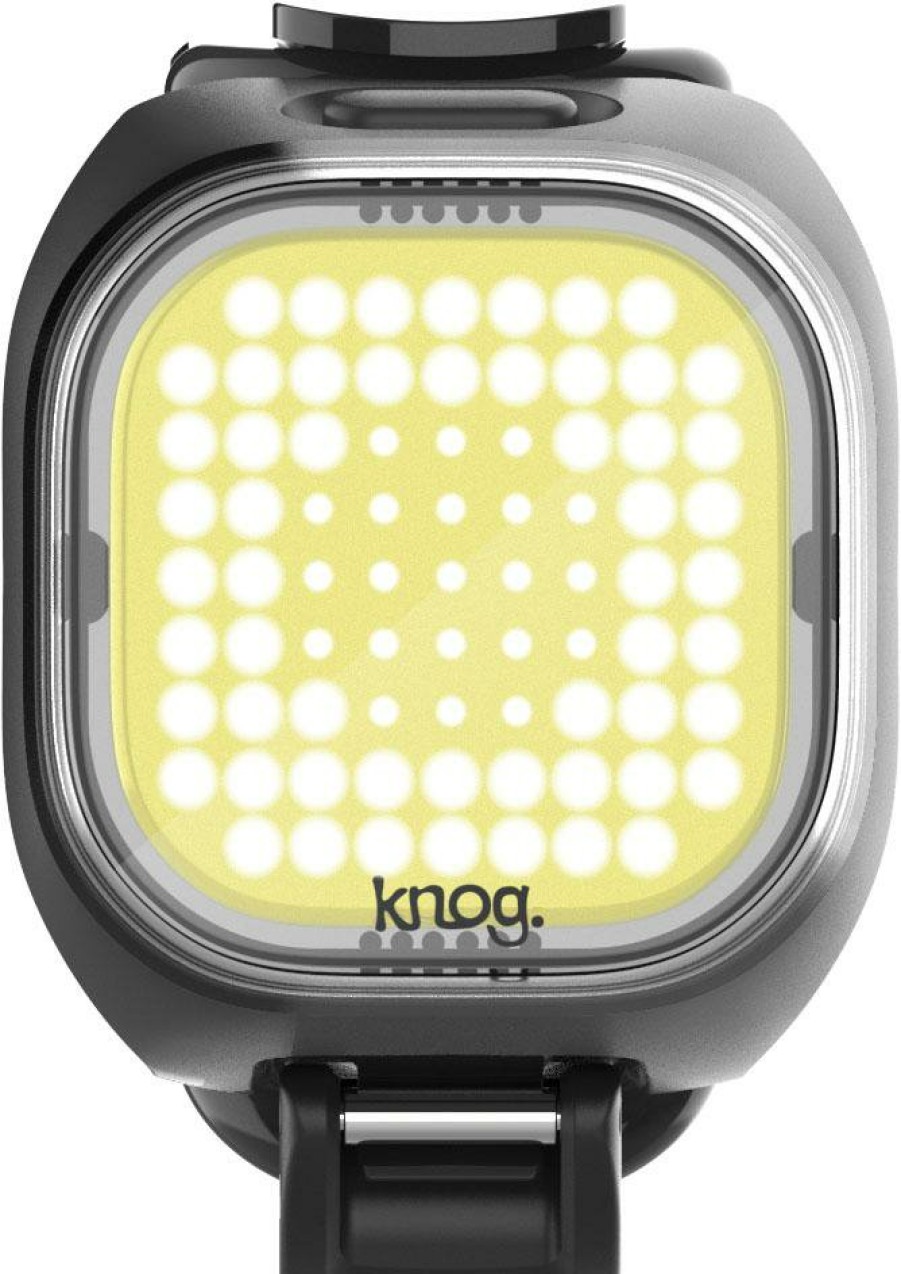 Accessories Knog Bike Lights | Knog Blinder Mini Square Lights Twinpack Black