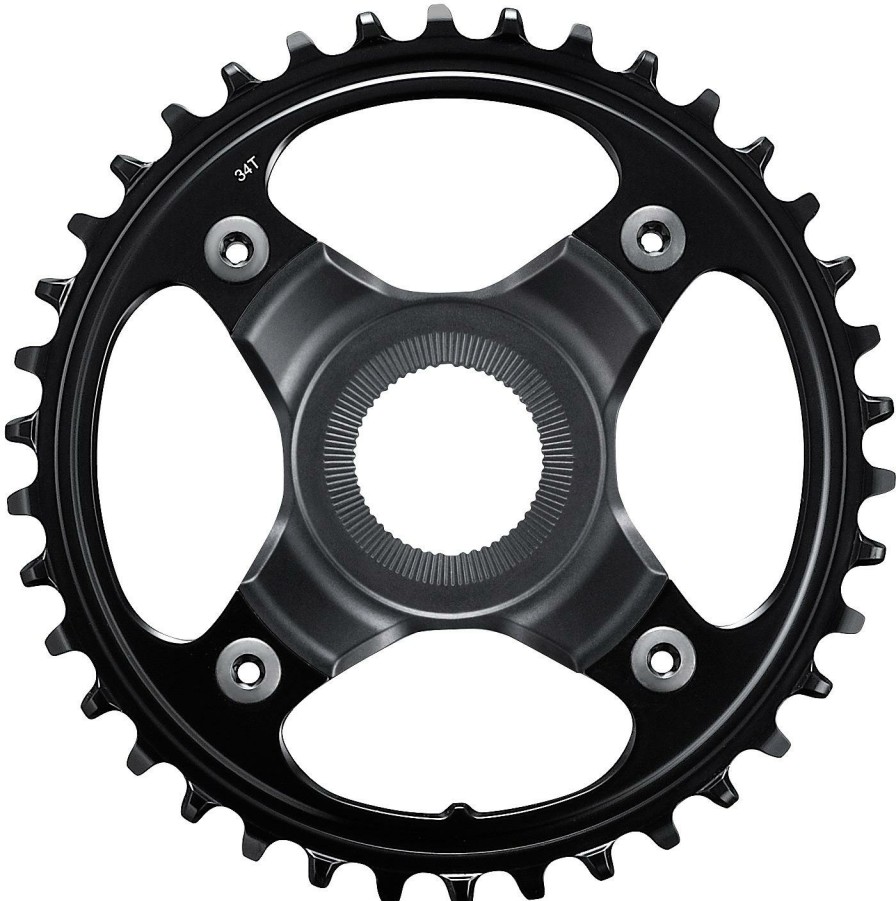 Bike Parts Shimano Chainrings | Shimano Sm-Cre80 Fc-E8000-E8050 Steps Chain Ring Black