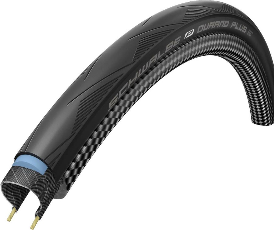 Wheels & Tyres Schwalbe | Schwalbe Durano Plus Twinskin Wire Tyre Black