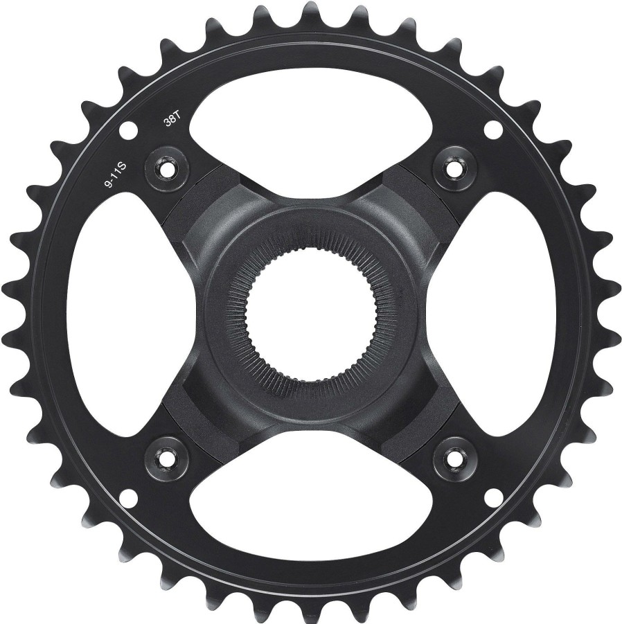 Bike Parts Shimano Chainrings | Shimano Steps Sm-Cre70 Chain Ring No Chain Guard Black