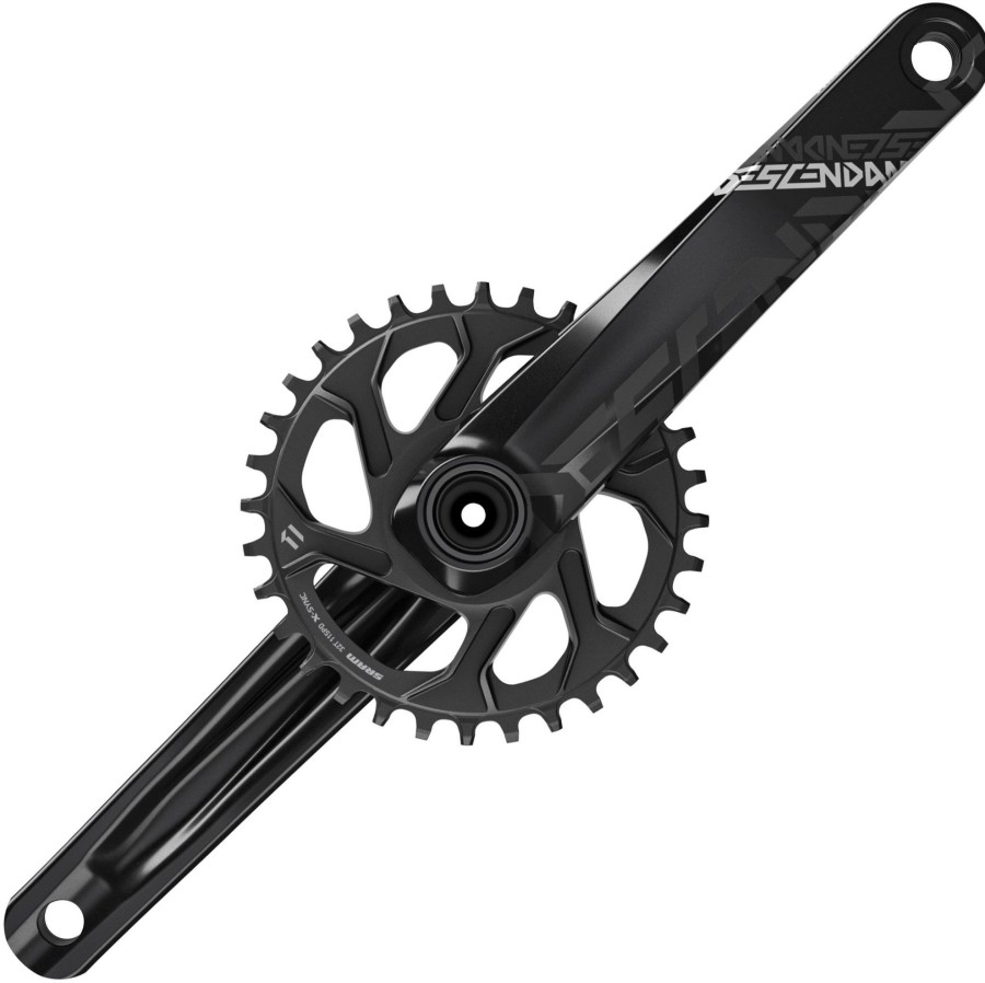 Bike Parts Truvativ Chainsets & Cranksets | Truvativ Descendant Mtb Crankset - Gxp Black