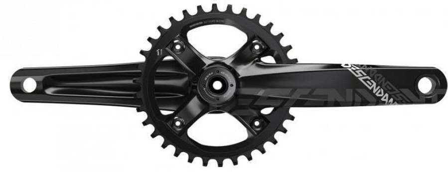 Bike Parts Truvativ Chainsets & Cranksets | Truvativ Descendant Mtb Crankset - Gxp Black