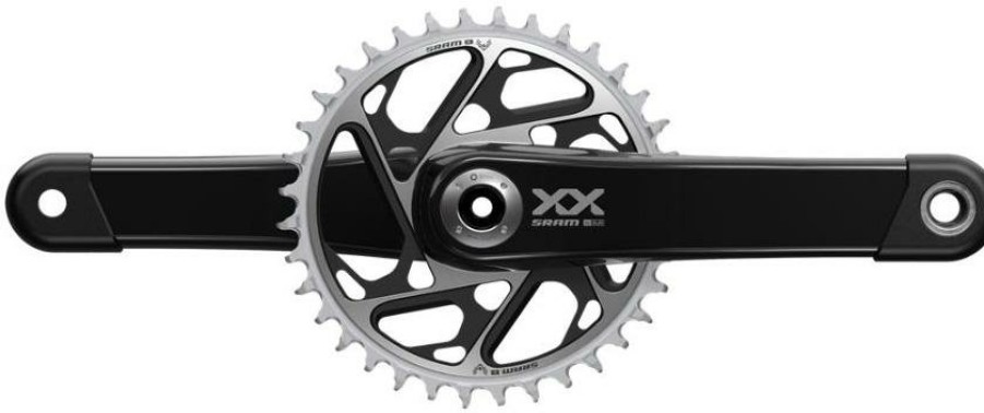 Bike Parts SRAM Chainsets & Cranksets | Sram Xx Sl Eagle T-Type Dub Crankset Black