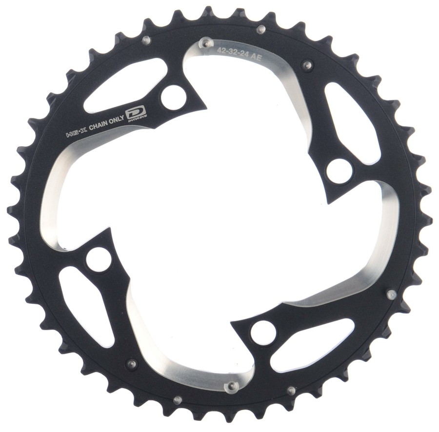 Bike Parts Shimano Chainrings | Shimano Xt M780 10 Speed Triple Mtb Chain Ring Black