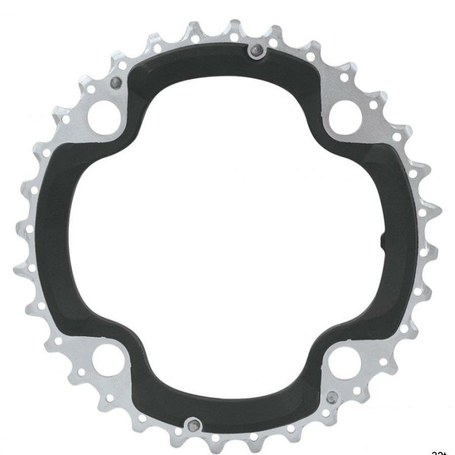 Bike Parts Shimano Chainrings | Shimano Xt M780 10 Speed Triple Mtb Chain Ring Black