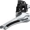 Bike Parts Shimano Derailleurs | Shimano 105 R7100 12 Speed Braze-On Front Derailleur Black