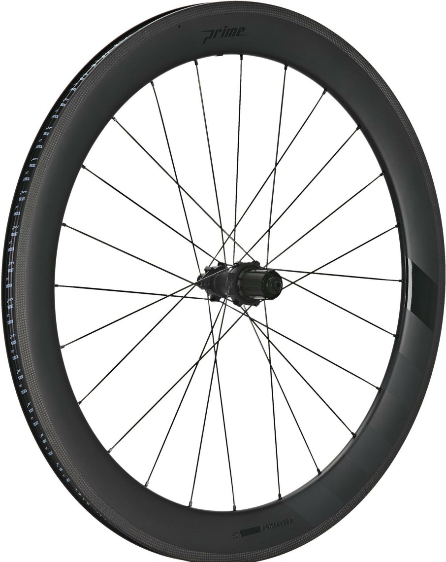 Wheels & Tyres Prime | Prime Primavera 60 Carbon Rim Brake Rear Wheel Black