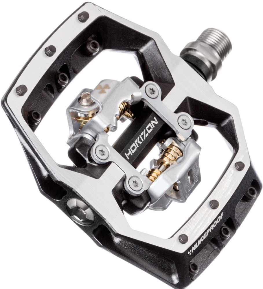 Bike Parts Nukeproof Clipless Pedals | Nukeproof Horizon Cl Crmo Downhill Pedals Silver