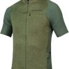 Clothing Endura Short Sleeve Jerseys | Endura Gv500 Reiver Short Sleeve Cycling Jersey Olive Green