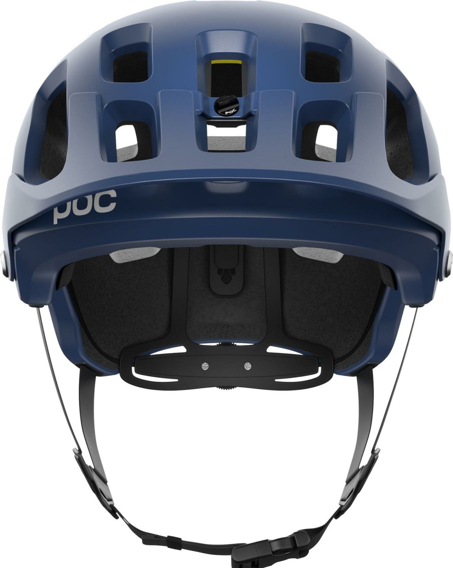 Helmets & Protection POC Mountain Bike Helmets | Poc Tectal Race Mips Helmet Lead Blue/Hydrogen White Matt