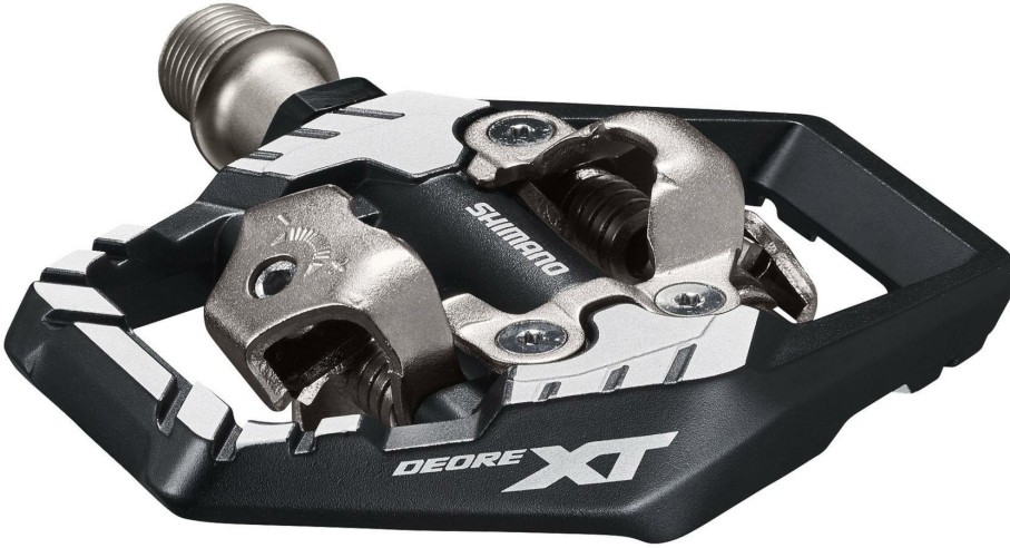 Bike Parts Shimano Clipless Pedals | Shimano Xt M8120 Mountain Bike Spd Pedals Black