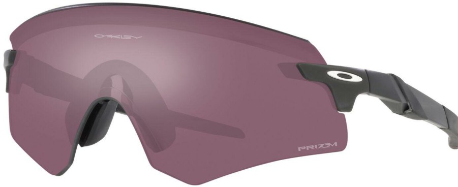 Helmets & Protection Oakley Sunglasses | Oakley Eyewear Encoder Matte Carbon Sunglasses (Prizm Road Lens)