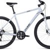 Bikes Cube | Cube Nature Pro Trekking Hybrid Bike (2023) Frost White - Grey