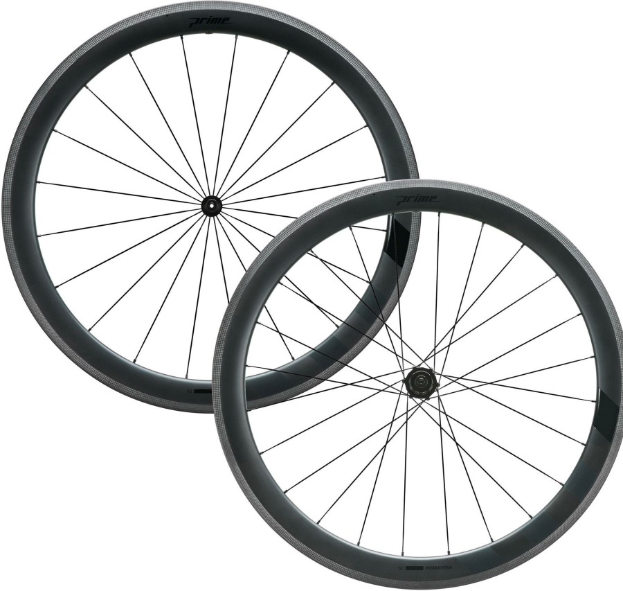 Wheels & Tyres Prime | Prime Primavera 50 Carbon Rim Brake Wheelset Black