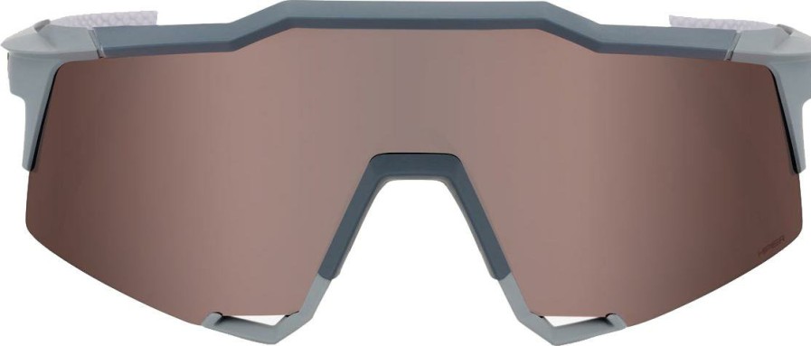 Helmets & Protection 1 Sunglasses | 100% Eyewear Speedcraft Stone Hiper Crimson Silver Mirror Lens Grey