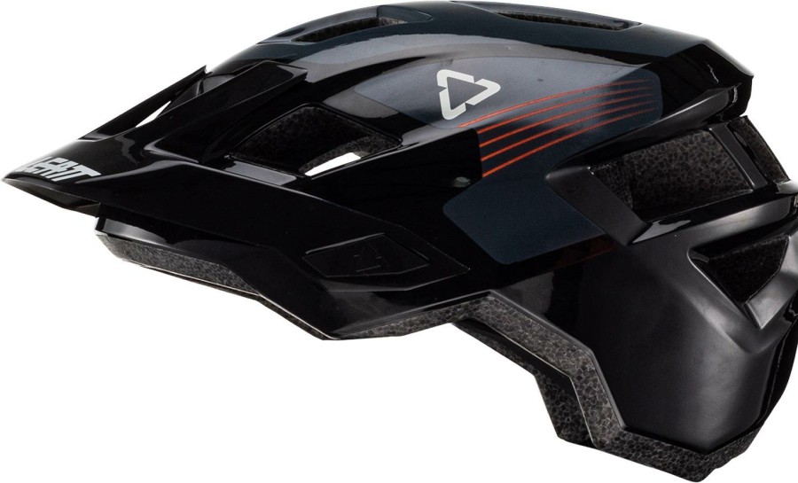 Helmets & Protection Leatt Kids Helmets | Leatt Junior Mtb Allmtn 1.0 Helmet Black