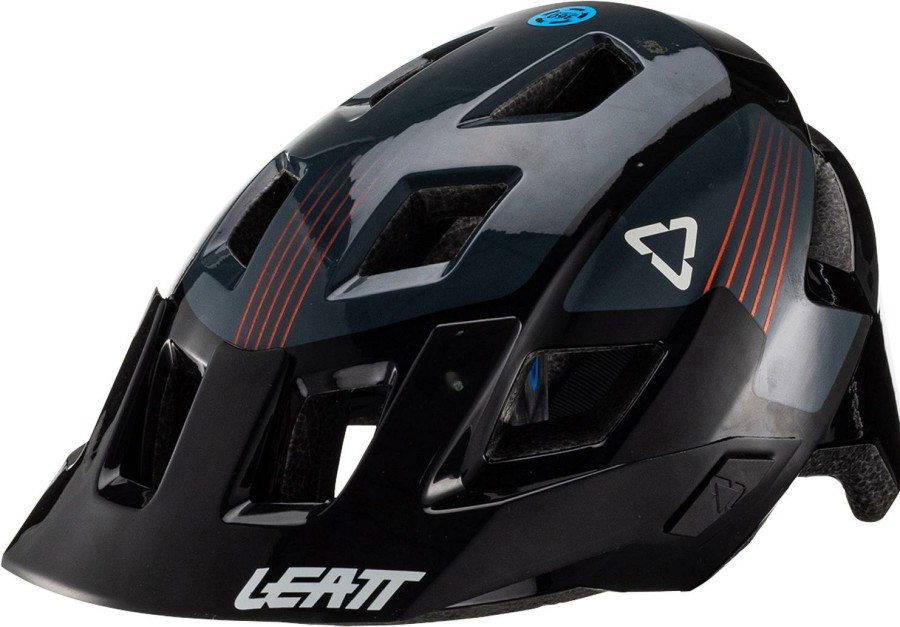 Helmets & Protection Leatt Kids Helmets | Leatt Junior Mtb Allmtn 1.0 Helmet Black