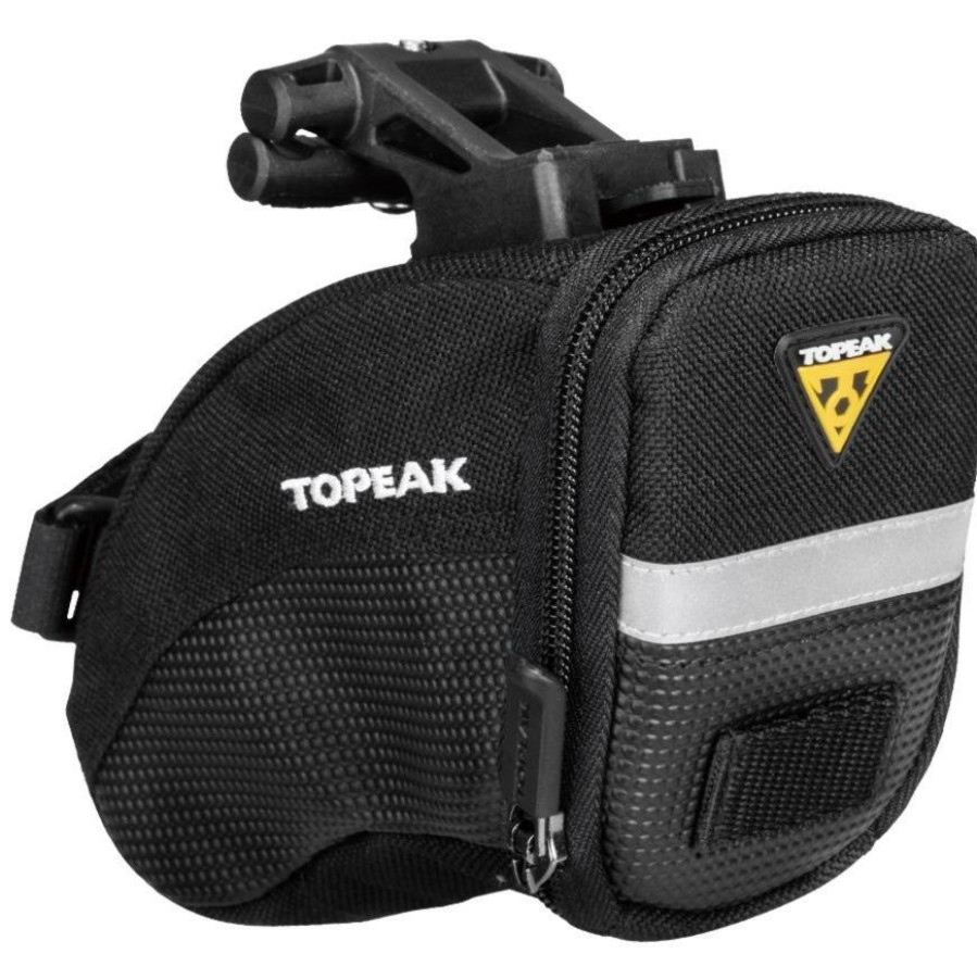 Accessories Topeak Bike Bags | Topeak Aero Wedge Quickclick Mount Saddle Bag Black