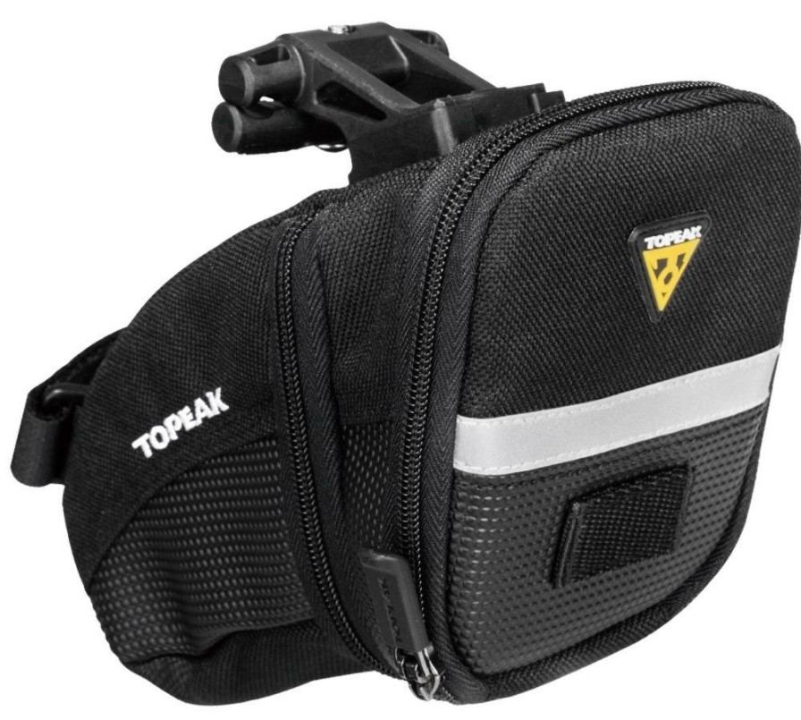 Accessories Topeak Bike Bags | Topeak Aero Wedge Quickclick Mount Saddle Bag Black